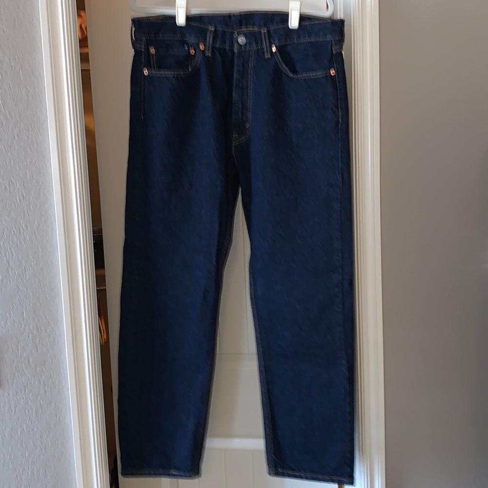Levi’s 505 dark denim jeans